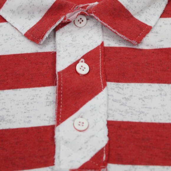 Nike Golf Polo Shirt Mens XL Red/White Dri-Fit Cotton/Polyester Blend S/S - Picture 8 of 13